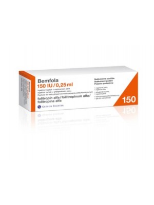 Bemfola 150 IU / 0.25 ml. 1 injection